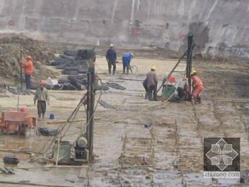 蓝田我公司承建北京房山区水池地基注浆加固工程